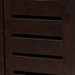 Baxton Studio Adalwin Modern and Contemporary 3-Door Dark Brown Wooden Entryway Shoes Storage Cabinet - SC863533-Wenge