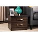 Baxton Studio Colburn Modern and Contemporary 2-Drawer Dark Brown Finish Wood Storage Nightstand Bedside Table - BR888004-Wenge
