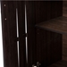 Baxton Studio Excel Modern and Contemporary Dark Brown Sideboard Storage Cabinet - SR 890005-Wenge