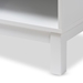Baxton Studio Deirdre Modern and Contemporary White Wood 1-Drawer Nightstand - HNS01-White-NS