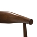 Baxton Studio Winton Mid-Century Modern Walnut Wood Dining Chair Set of 2 - RT514-CHR