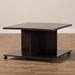 Baxton Studio Cladine Modern and Contemporary Wenge Brown Finished Coffee Table - MH22003-Wenge-CT