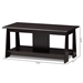Baxton Studio Fionan Modern and Contemporary Wenge Brown Finished Coffee Table - MH2134-Wenge-CT