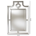 Baxton Studio Iria Modern and Contemporary Silver Finished Pagoda Wall Accent Mirror - RXW-5949