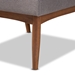 Baxton Studio Arvid Mid-Century Modern Gray Fabric Upholstered Wood Dining Chair - BBT8051-Grey-CC