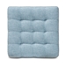 Baxton Studio Elladio Modern and Contemporary Light Blue Fabric Upholstered Tufted Cube Ottoman (Set of 2) - BBT5127-Light Blue-Otto
