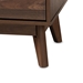 Baxton Studio Lena Mid-Century Modern Walnut Brown Finished 6-Drawer Wood Dresser - LV4COD4231WI-Columbia-6DW-Dresser