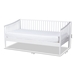 Baxton Studio Renata Classic and Traditional White Finished Wood Twin Size Spindle Daybed - Renata-White-Daybed