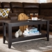 Baxton Studio Elada Modern and Contemporary Wenge Finished Wood Coffee Table - CT8000-Wenge-CT