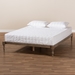 Baxton Studio Iseline Modern and Contemporary Antique Grey Finished Wood King Size Platform Bed Frame - MG0001-Weather Grey-King