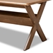 Baxton Studio Sarai Modern Transitional Walnut Brown Finished Rectangular Wood Coffee Table - SW3333-Walnut-M17-CT