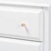 Baxton Studio Naomi Classic and Transitional White Finished Wood 4-Drawer Bedroom Chest - MG0038-White-4DW-Chest