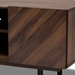 Baxton Studio Berit Mid-Century Modern Walnut Brown Finished Wood TV Stand - SE TV90800WI-Columbia-TV Stand