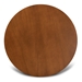 Baxton Studio Irene Modern and Contemporary Walnut Brown Finished 35-Inch-Wide Round Wood Dining Table - RH7231T-Walnut-35-IN-DT