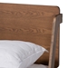 Baxton Studio Sadler Mid-Century Modern Ash Walnut Brown Finished Wood King Size Platform Bed - MG0047-9-Ash Walnut-King