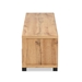 Baxton Studio Gerhardine Oak Brown Modern and Contemporary Finished Wood 3-Drawer TV Stand - TV834127-Wotan Oak