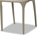Baxton Studio Gould Modern Transtional Beige Plastic 4-Piece Dining Chair Set - AY-PC09-Beige Plastic-DC