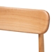 Baxton Studio Raheem Mid-Century Modern Brown Hemp and Wood 2-Piece Dining Chair Set - FC12-Natural Wood-Beechwood/Kraft Twisting-DC