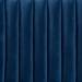 Baxton Studio Emile Modern and Contemporary Navy Blue Velvet Fabric Upholstered and Dark Brown Finished Wood King Size Headboard - Emile-Navy Blue Velvet-HB-King
