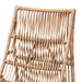 bali & pari Genera Modern Bohemian Natural Rattan Lounge Chair - DC512-Rattan-CC