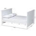 Baxton Studio Ceri Classic and Traditional White Finished Wood Full Size Daybed - Ceri-White-Daybed-Full