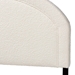 Baxton Studio Fiana Modern Cream Boucle Fabric Queen Size Headboard - BBT61128-Maya-Cream-HB-Queen