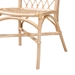 bali & pari Doria Modern Bohemian Natural Brown Rattan 2-Piece Dining Chair Set - WS033-Rattan-DC