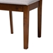 Baxton Studio Olympia Modern Grey Fabric and Walnut Brown Finished Wood 2-Piece Dining Chair Set - RH386C-Grey/Walnut-DC-2PK