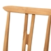 bali & pari Artha Modern Bohemian Natural Brown Teak Wood and Seagrass 2-Piece Dining Chair Set - Artha-Teak-DC