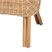 bali & pari Putri Modern Bohemian Natural Rattan Arm Chair - Putri-Rattan-AC