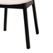 Baxton Studio Darrion Mid-Century Modern Cream Fabric and Black Finished Wood 2-Piece Dining Chair Set - CS004C-Black/Cream-DC-2PK