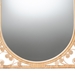 bali & pari Isley Modern Bohemian Natural Brown Rattan Accent Wall Mirror - RMWH03-Rattan Mirror
