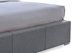 Baxton Studio Sarter Contemporary Grid-Tufted Grey Fabric Upholstered Storage King-Size Bed with 2-drawer One (1) King Size Bed - CF8498-King-Grey