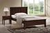 Baxton Studio Spuma Cappuccino Wood Contemporary Full-Size Bed - SB337-Full-Cappuccino