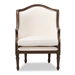Baxton Studio Charlemagne Traditional French Accent Chair- - ASS292Mi ASH2