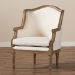 Baxton Studio Charlemagne Traditional French Accent Chair-Oak - ASS292Mi CG4