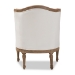 Baxton Studio Charlemagne Traditional French Accent Chair-Oak - ASS292Mi CG4