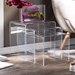 Baxton Studio Acrylic Nesting Table 3-Pc Table Set Display Stands - FAY-510
