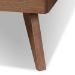 Baxton Studio Artemis Mid-Century Modern Walnut Brown Finished Wood King Size Platform Bed - Artemis-Ash Walnut-King