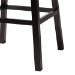 Baxton Studio Avril Modern and Contemporary Brown Faux Leather Tufted Swivel Barstool with Nail heads Trim - BBT5210A1-BS-Brown