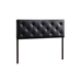 Baxton Studio Baltimore Modern and Contemporary King Black Faux Leather Upholstered Headboard - BBT6431-Black-King HB
