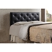 Baxton Studio Baltimore Modern and Contemporary King Black Faux Leather Upholstered Headboard
