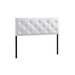 Baxton Studio Baltimore Modern and Contemporary King White Faux Leather Upholstered Headboard - BBT6431-White-King HB