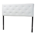 Baxton Studio Bedford White Queen Sized Headboard - BBT6431-White-HB-Queen