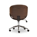Baxton Studio Bruce Walnut and Black Modern Office Chair - SDM-2240-5 Walnut/Black