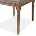 Baxton Studio Clairette Wood Traditional French Accent Chair - TSF-9304-Beige-CC