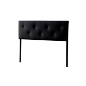 Baxton Studio Dalini Modern and Contemporary King Black Faux Leather Headboard with Faux Crytal Buttons Baxton Studio Dalini Modern and Contemporary King Black Faux Leather Headboard with Faux Crytal Buttons, wholesale furniture, restaurant furniture, hotel furniture, commercial furniture