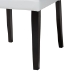 Baxton Studio Dylin Modern and Contemporary White Faux Leather Button-Tufted Nail heads Trim Dining Chair - BBT5158-White