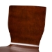 Baxton Studio Elsa Mid-century Modern Scandinavian Style Dark Walnut Bent Wood Dining Chair - RT364-TBL Elsa Dining Chair