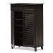 Baxton Studio Harding Espresso Shoe-Storage Cabinet - FP-03LV-Espresso